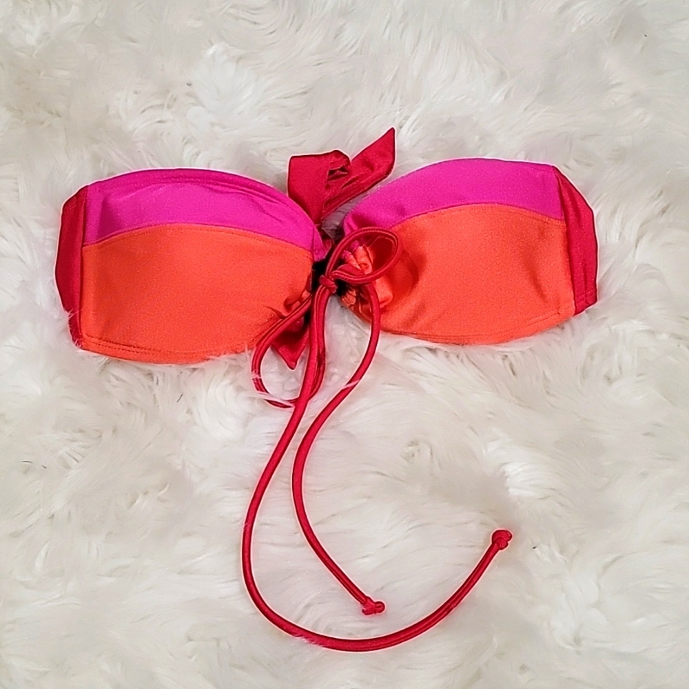 Aerie bikini top, padded, wear 2 ways- tube top or halter, new